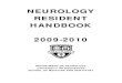 NEUROLOGY RESIDENT HANDBOOK 2009-2010