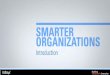 Smarter Organizations