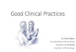 Good clinical practices(GCP)