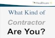 2 Main Types of Contractors - Healthcare IS
