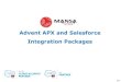 Advent APX and Salesforce Integration Packages