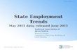 State Employment Trends: May 2011 Data