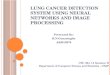 Lung cancer detection system using neural networks and image processing