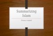 Summarizing islam