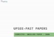 UPSEE - Chemistry -2000 Unsolved Paper
