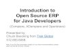 Open Source ERP Technologies for Java Developers