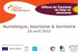 Tourisme numerique - fdotsi drôme - avril 2012