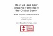 How Co-ops Spur Organic Farming in the Global South