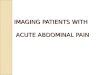 Imaging in acute abdominal pain