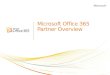Partner Overview of Office 365 (BPOS v2.0)