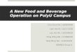 Marketing Plan of a New Food and Beverage Operation on PolyU Campus
