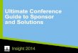 Ultimate Conference Guide to Sponsor and Solutions