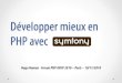 Mieux Développer en PHP avec Symfony