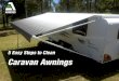 5 Easy Steps to Clean Caravan Awnings