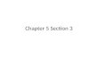 Chapter 5 section 3