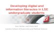 Developing digital and information literacies in LSE undergraduate students