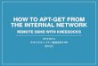 How to apt-get from the internal network: remote sshd with kneesocks