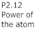 P2 12 Power of the atom lesson notes