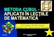Metoda cubul  aplicatii in lectiile de matematica bun
