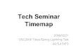 Tech Seminar Timemap