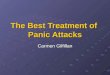 The best treatment of panic attacks