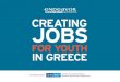 Creating Jobs for Youth in Greece