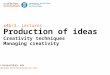 C4i. 2 [lect.] p id 0 idea creation