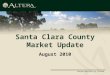 Santa Clara County Housing Market Update August 2010