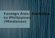 FOREIGN AID: Australia to Philippines