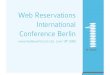 Hostelworld International Web Reservation Conference