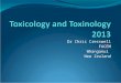 Toxicology pgy 1+2 2013
