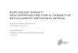Exploring 'Impact': new approaches for alternative scholarly metrics in Africa
