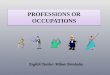 Professions or occupations animados