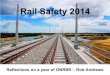 Rob Andrews - National Rail Safety Regulator Project Office - Reflection of Australian rail safety and risk based regulation
