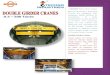 Double Girder Cranes, EOT Cranes, Overhead Cranes Catalogue - Techno Industries