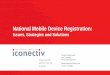 National Mobile Device Registration