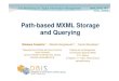 Path-based MXML Storage and Querying
