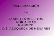 Insulinizacion en diabetes tipo 2