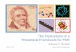 The implications of a theoretical framework for physics education research