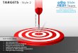 Bullesys darts targets style design 2 powerpoint presentation templates