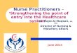 Introducing Advanced Nursing Practice in Oman