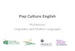 Pop culture English