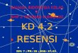 Resensi  (KD 4.2)