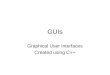 GUIs Graphical User Interfaces created in Delphi