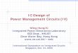 IC Design of Power Management Circuits (IV)