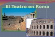 El teatro en roma