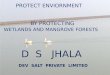 Protecting Environment by Protecting Wetlands and Mangrove Forests. by- D.S. Jhala