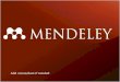 Mendeley : Μια ιδιαίτερη εφαρμογή για συνεργατική έρευνα και Διαχείριση PDF