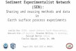 Sediment Experimentalist Network (SEN): Sharing and reusing methods and data in Earth surface process experiments