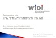 Ergebnisse der Kompetenzbedarfserhebung im Projekt Widi (2013)